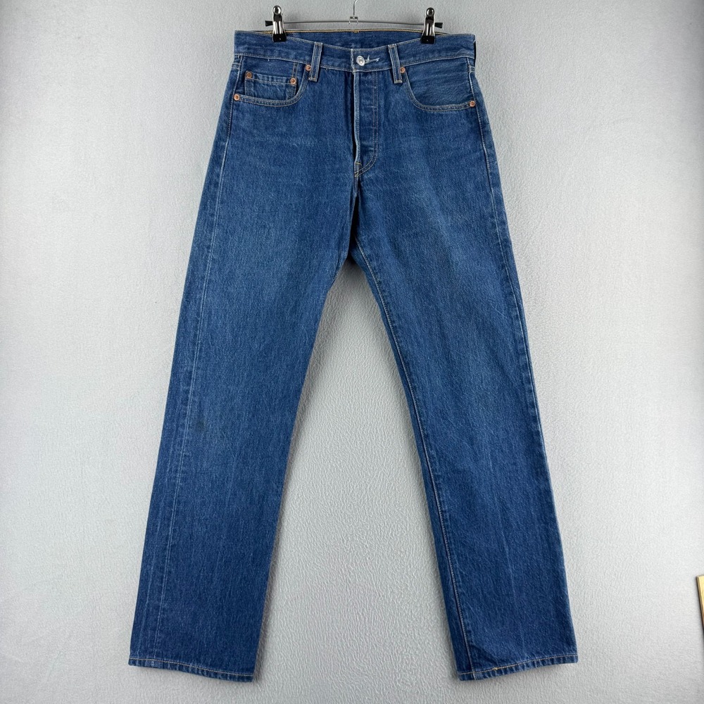 Vintage Levis Jeans Mens 31x36 (Fits 31x32) 501 XX Shrink To Fit Denim Y2K 2003
